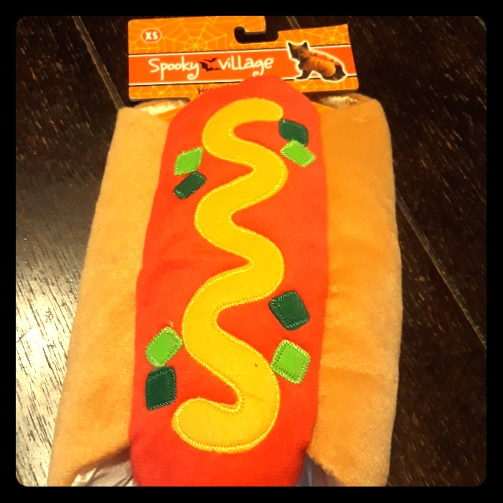 Spooky  Pet Costumes Hot Dog